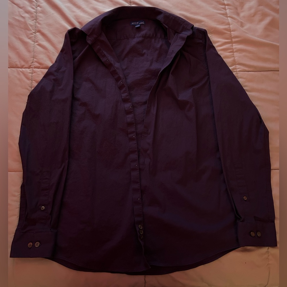Gioberti Men's Long Sleeve Solid Dress Shirt